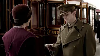 Downton Abbey - Mary sends Mathew off to war 😪