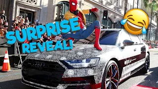 SNEAK PEEK | New Audi Car at Spiderman Homecoming World Premiere