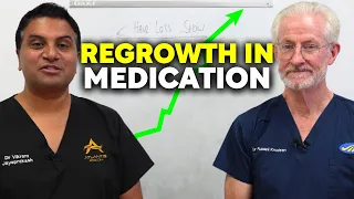 Percentage Regrowth in Hair Loss Medication