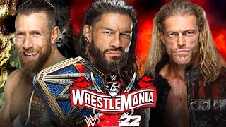 Lets stream WWE 2k22 Road to WrestleMania 37 Roman VS Edge VS Bryan