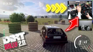 Volkswagen Golf GTI / Logitech G29 DiRT Rally 2.0 Foot cam