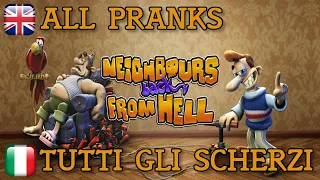 Neighbours Back From Hell - All pranks / Tutti gli scherzi