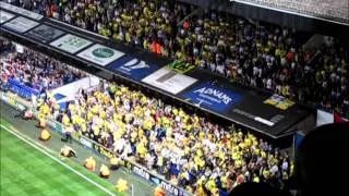 Ipswich - Norwich 2011, 1-5. Norwich Fans singing