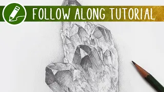 How to Draw Crystals | Follow Along Livestream