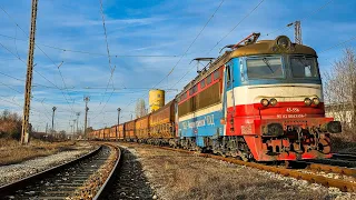 Train CabRide Bulgaria 2024: Golemo Selo - Aldomirovtsi with a freight train