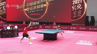 32 Lin Gaoyuan vs Zhao Zihao 2021 Warm Up Matches for Olympics Highlights