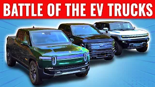 GMC Hummer EV vs Rivian R1T vs Ford F-150 Lightning: The Battle For Electric Truck Supremacy