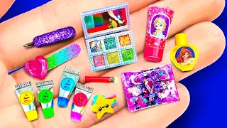 18 DIY BEAUTIFUL BARBIE IDEAS: HOW TO MAKE MINIATURE DOLL SHOES, COSMETICS, BAG, PAINTS AND MORE