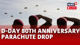 D-Day Parachute Drop LIVE | Royals And Veterans Prepare To Mark Anniversary Of D-day Landings | N18L