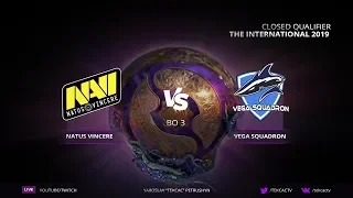 🔴 [RU] Natus Vincere vs Vega Squadron | Bo3 | The International 2019 - CIS Qualifier