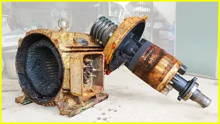 TimeLapse: How Vietnamese People Repair And Restore Big Motor 120A In 48 Hours