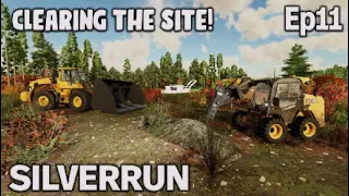 SILVERRUN FOREST | FS22 | Ep11 | CLEARING THE SITE! | Farming Simulator 22 PS5 Let’s Play.