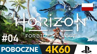 Horizon Forbidden West PL 🌍 #4 - odc.4 🏹 Poboczne jak w Wiedźminie? | Gameplay po polsku 4K