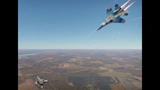 | Su-27 Flanker VS F-15 Eagle | DOGFIGHT | War Thunder |