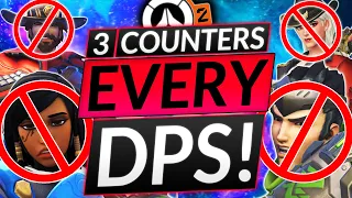 3 COUNTER PICKS for EVERY DPS HERO - LITERALLY FREE WINS - Overwatch 2 Guide
