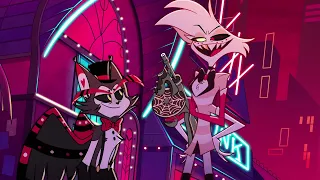 Angel Dust & Husk vs Sharks #hazbinhotel