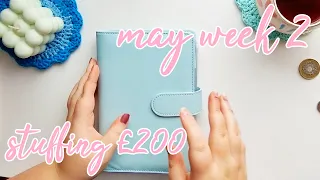 May Week 2 UK Cash Stuffing | Stuffing £200 | Tea and Budgets