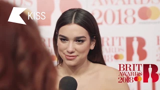 Dua Lipa on The BRIT Awards Red Carpet