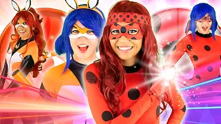 THEY switched POWERS! SCARABELLA and LADYFOX | COSPLAY for TEENS