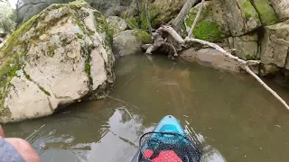 Full pool and dirty water at Santa Margarita Lake