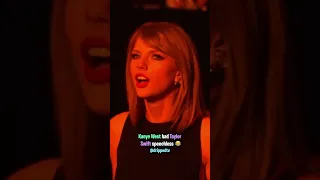 Kanye West Left Taylor Swift Speechless 😂