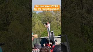 Had everyone HYPED for the rocket launcher 🚀🫠😭 #airsoft