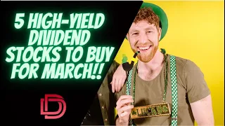 My 5 Best High Yield Dividend Income Stocks for March 2023 ( Cheap Dividend Stocks! )