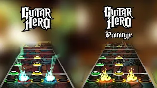 Guitar Hero 1 Prototype - "Unsung" Chart Comparison