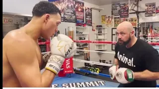 David Benavidez In Training Camp 2021