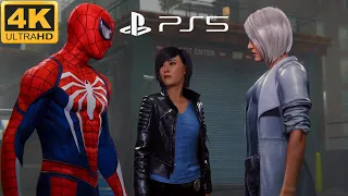 Spider-Man Meets Silver Sable | Spider-Man Remastered PS5 | Performance RT Mode 60FPs 4K