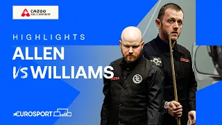 Century To End It 🔥 | Mark Allen vs Robbie Williams | 2024 World Snooker Championship Highlights