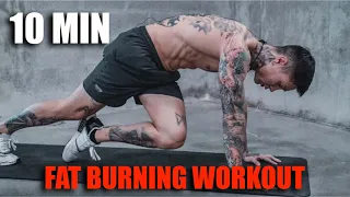 10 Min Fat Burning Workout | No Equipment