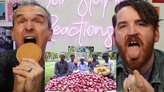 KING of ONION Bajji | Vengaya Bajji | Onion Bhaji Recipe Cooking in Village | REACTION!!