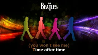 Beatles You Won't See Me Karaoke (no lead vocal)