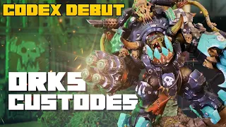 Orks vs Adeptus Custodes - NEW CODEX DEBUT - A 10th Edition Warhammer 40k Battle Report