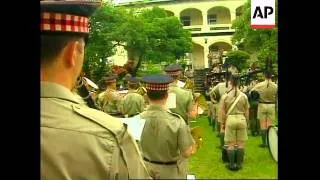 HONG KONG: BRITISH MILITARY PREPARE FOR HANDOVER FINALE