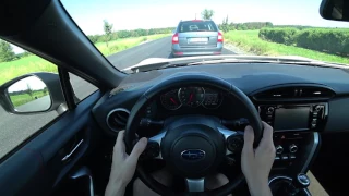 2017 Subaru BRZ 147 kW / 200 PS, 4K POV: Static, drive, acceleration 0-100 km/h