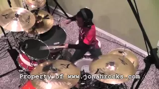 Iron Maiden - Run to the Hills, 6 Year Old Drummer, Jonah Rocks