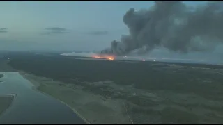 Лесной пожар: жители покидают дома в области Абай