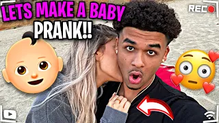 Lets MAKE A BABY On The BEACH Prank On EX-GIRLFRIEND 😍🏝 *GETS REAL*