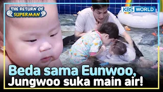 [IND/ENG] Jungwoo is a swimming genius!! | The Return of Superman | KBS WORLD TV 240204