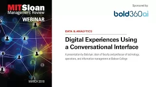 Digital Experiences Using a Conversational Interface