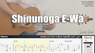 Shinunoga E-Wa - Fujii Kaze | Fingerstyle Guitar | TAB + Chords + Lyrics