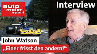 Formel Schmidt Interview mit John Watson | auto motor und sport