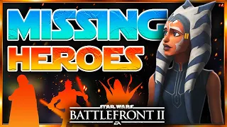 Top 10 MISSING Light Side HEROES In Star Wars Battlefront 2 part 1