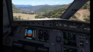 The Most INSANE LANDING on Earth (last leg) - Paro, Bhutan #a320neo #quest3  #msfs2020