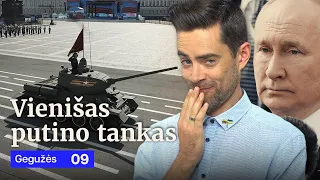 TŽ: Vienišas tankas ir putinas | Vatnikai švenčia gegužės 9 d. | Karas | Bankas | Žemaitaitis