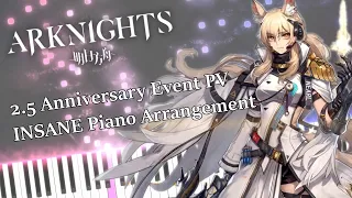 アークナイツ (Arknights) -『2.5 Anniversary Event PV BGM』ピアノ Ver. (明日方舟 Piano Arrangement)