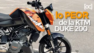 ESTO es lo PEOR de la KTM DUKE 200 😳