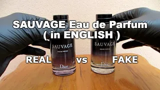 REAL vs FAKE  DIOR SAUVAGE EAU DE PARFUM